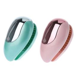 KEMEI Portable Small Electric Ionic Hairbrush Takeout Mini Hair Brush Comb Massage Eliminates Stress Massage Relaxe With Box