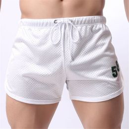 Brand Mens Nylon Boxer Shorts Men's Mesh Underwear Boxer Sexy Home Pyjamas Men's Comfortable Men