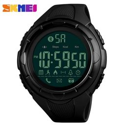 SKMEI Men Fashion Smart Watch Waterproof Pedometer Digital Wristwatches Remote Camera Calorie Bluetooth Watch Relogio Masculino