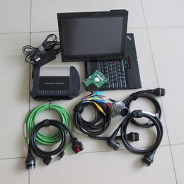 diagnose tool sd connect compact 4 mb star c4 with das xentry epc hdd x200t laptop touch table toughbook