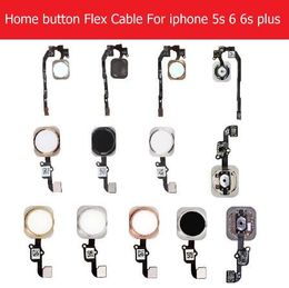 Home Button Flex Cable Assembly For iPhone 5S SE 6 6s Plus 5 Colour Screen On Contral Flex Cable phone Replacement Repair