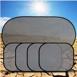 5Pcs Car Cover Sunshade 3D Photocatalyst Mesh Sun Visor Window Screen Sunshade Car Curtain Car interior Product With Two Sucker