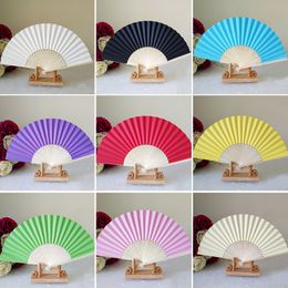 Wedding Favors and Gifts For Guest Fan Cloth Wedding Decoration Hand Folding Fans Chinese Hand Paper Fans +Customized Printing c507
