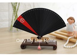 Patchwork Handheld Mini Portable Fan for Women Full Bamboo Folding Fan Chinese Traditional Craft Japanese Fans for Weddings