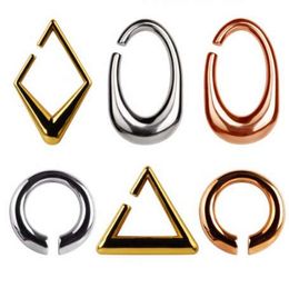 new arrival heavy ear weight 316 L stainless steel ear piercing tunnels body Jewellery 2pcs lot pair