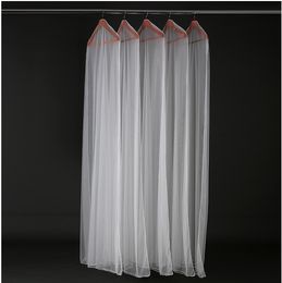 160cm 180cm Transparent Wedding Dress Dust Cover Soft Tulle Garment Bags Bridal Gown Scratch Resistant Net Yarn Bag SN1189