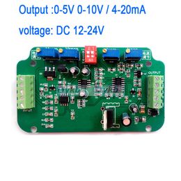 Freeshipping 0-5V 0-10V 4-20MA Load Cell sensor Amplifier Weighing Transmitter voltage current converter Working voltage: DC 12-24V