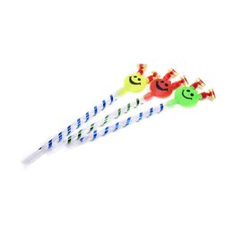 MENGXIANG 1 PCS Colourful Whistles Dots Funny Blowing Blowout For Kids Children Birthday Party/ Baby Birthday Supplies Toys Gift