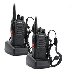 2pcs Baofeng 888 walk talk UV-5RA per Walkie Talkies Scanner Radio Vhf Uhf 400-470 MHz Dual Band Cb Ham Radio Transceiver dispositivo