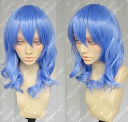 DATE A LIVE Cosplay Wig Short Blue Fashion Style Party Hairs Wig