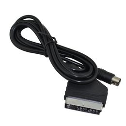 1.8m 6FT RGB Audio Video AV TV Scart Cable Lead Cord For Sega Mega Drive 2 MD2 Genesis 2 Durable High Quality FAST SHIP