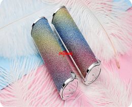 100pcs/lot Fast Shipping New 12.1 Mm Empty Cosmetic Containers Rainbow Tube Fashion Makeup Lipstick Bottle DIY Homemade Lipstick