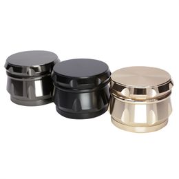 New Design 63mm Herb Grinder 4 Layer High Quanlity Zinc Alloy Crusher Gold Black Gun-Black Grinders 5963