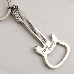 Gift Zinc Alloy beer guitar bottle opener bottle opener keychain keyring key chain key ring wen5052