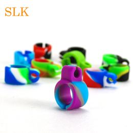 Finger Cigarette Ring Clip Mix Colour Silicone Exquisite Small Portable Smoking Accessory Tool Simple Practical Smoking Clip