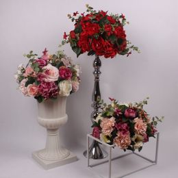 decoration new arrival Luxury Wedding DecorationNew style wedding pillars column Road Lead Stand for flower arrangement best0313