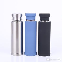 Stainless Steel Water Bottle Multi Function Portable Keep Warm Cup 3 Color Fit Business Gift Top Quality 28sw ff