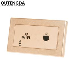 802.11N 300M 118/120 type In-Wall Wireless AP for Hotel Domitory Office Rooms USB Charge Interface Access Point Socket WiFi AP POE Router