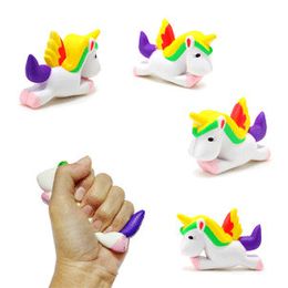 Kids Soft Gift Colourful Kawaii Unicorn Toys Squishy Slow Rising Cartoon Doll Cream Scented kids Decompression Educational Toys For Children