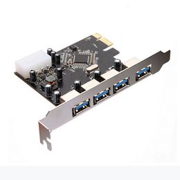 Freeshipping PROMOTION! USB 3.0 PCI Express Card adapter connector PCI E Card 4 Ports PC Computer