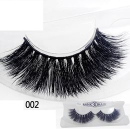 3D Faux Mink False Eyelashes 12 Styles Makeup 100% Real Natural Thick Fake Eye Lashes Makeup Extension Beauty Tools Top Quality