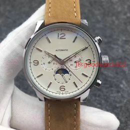 Leather A2813 Black Automatic Movement Sport Top Mens Mechanical Business Watch mens Self-wind Watches Wristwatch