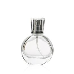 20ML Clear Glass Refillable Portable Perfume Spray Bottle Traveller Atomizer Transparent Frosted Empty Cosmetic Container LX3122