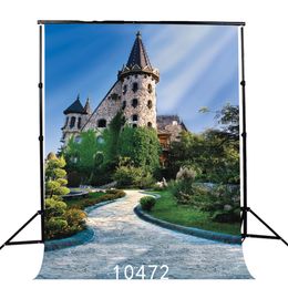castle photography backdrops fresh and natural backgrounds for photo studio vinyl cloth 3d new born baby photography accessories
