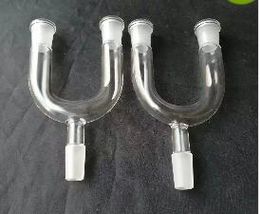2022 New u-shaped three links , Wholesale Glass Bongs, Oil Burner Glass Water Pipes, Smoke Pipe Accessories 18mm