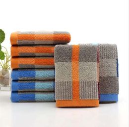 High Quality Cotton Cotton Chequered Gift Towel 100% Soft Beach Towel Bulk Cheap Brand Suit Shower Cleaning Towel