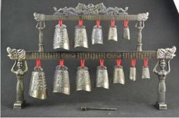 Exquisite Chinese Old Collectible Decoration Copper Classical Musical Instrument Chime decoration bronze factory outlets