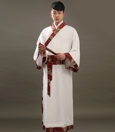 Ancient Chinese official uniform man modified costume Hanfu scholar lay clothes Boy Robe Dance Folk Costume Cosplay Novelty & Special Use