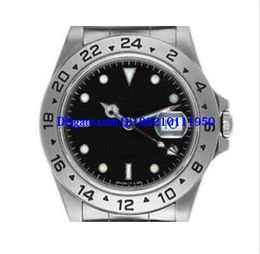 Christmas Gift luxury watch mens men watches Wrist watch stainless steel black dial 40mm 16570