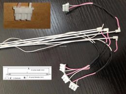 Freeshipping 3 Pieces/lot 3.0*130mm backlight tube with cable and big connector for 5.7" 5" 5.7 inch 5 inch widescreen industrial LCD screen