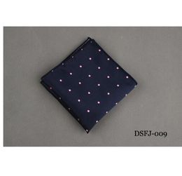 5PCS Mantieqingway Polka Dots Striped Handkerchief Wedding Polyester Printed Hanky Men S Fashion Business Pocket Square Towel 23 *23cm