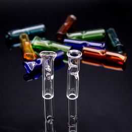 cigarette Philtre tube glass tip holder disposable for Hookahs RAW Dry Herb Rolling Paper Thick Pyrex Smoking Pipes