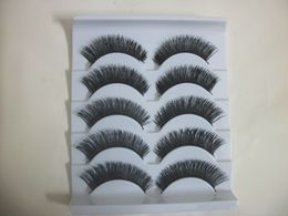 Natural Long Messy Thick Fake Eyelashes Women Makeup Tools Accessories 5 Pairs Fashion eye lashes for Woman Lady