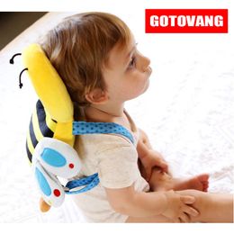 Bedding Soft Baby Pillow Plush Animal Head Protection Pillow Fall Protection For Children For Kids