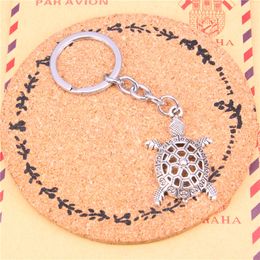 Keychain hollow tortoise turtle sea Pendants DIY Men Jewelry Car Key Chain Ring Holder Souvenir For Gift