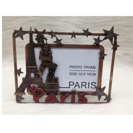Wedding Favors Antique Copper Paris's Style Photo Frame Paris Tourism Souvenir Metal Photo Frame Home Decoration