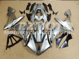 Injection mold New Fairings For Yamaha YZF-R1 YZF R1 2004 2005 2006 01 R1 04 05 06 ABS Motorcycle Fairing Kit Silver Q19