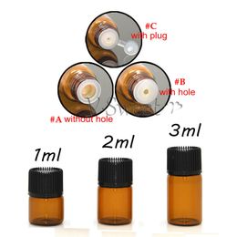 Cheap Essential Oil Bottle Brown Amber Screw
