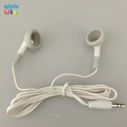 Wholesale Cheapest disposable earphones Headphone Earbuds for bus/train/plane/school/tour gift one time use 500pcs/lot