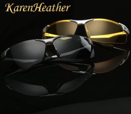 Polarised sunglasses, male Aluminium magnesium alloy sports driving glasses, sunglasses, fishing glasses, wind mirrors, etc.