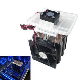 Sistema di refrigerazione refrigerante Mini 15L DC 12V 6A 72W Modulo di raffreddamento termoelettrico Dispositivo di refrigerazione a semiconduttore Kit di raffreddamento ad acqua Sistema di refrigerazione refrigerante Mini 15L DC 12V 6A 72W Modulo di raffreddamento termoelettrico Dispositivo di refrigerazione a semiconduttore Kit di raffreddamento ad acqua