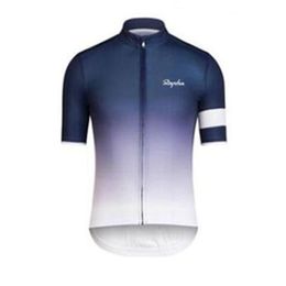 Ropa Ciclismo RAPHA Pro Team Mens Cycling jersey Short Sleeve Shirts Road Racing Clothing Bicycle Uniform Summer Outdoor Sports Wear S21033112