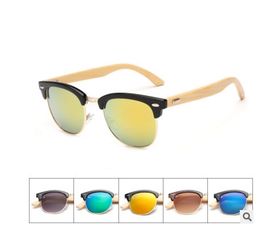 Half Frame Bamboo Sunglass Fashion Wooden Sunglasses Women Sunglasses Sun Glasses 1505 Sunglasses