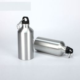 blank water bottles for sublimation stainless steel outdoors sports DIY personalized bottle can thermal insulation capacity:500ML