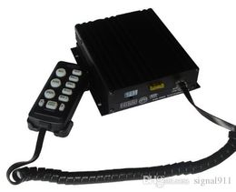 High quality 100W car warning siren alarm amplifiers with microphone for police ambulance fire vehicles(without speaker)