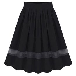 Skirts women 2018 new summer women's new pleated chiffon stitching fairy skirt wholesale Vestidos HJY1111